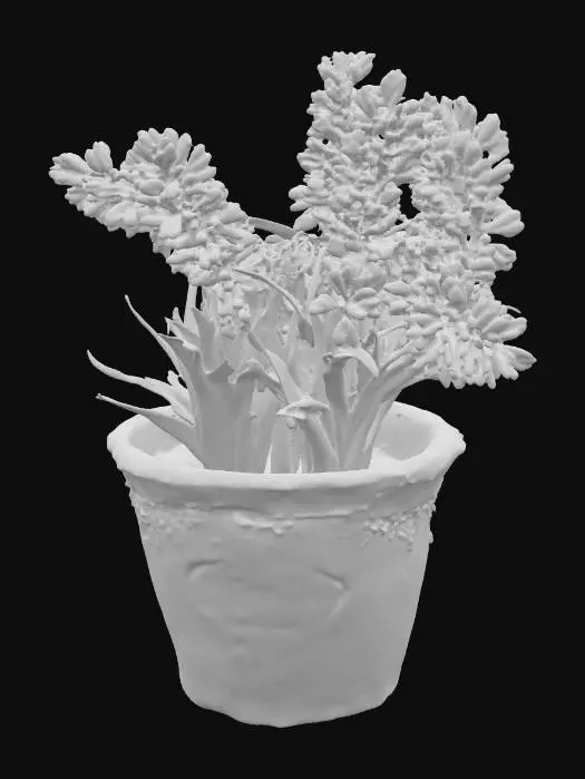 3D model for Lavender in Clay Pot