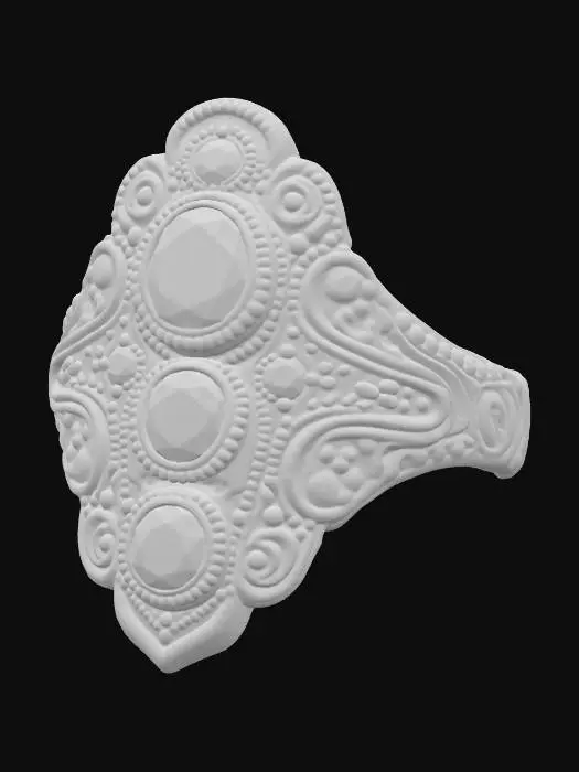 3D model for Trinity Splendor Ring