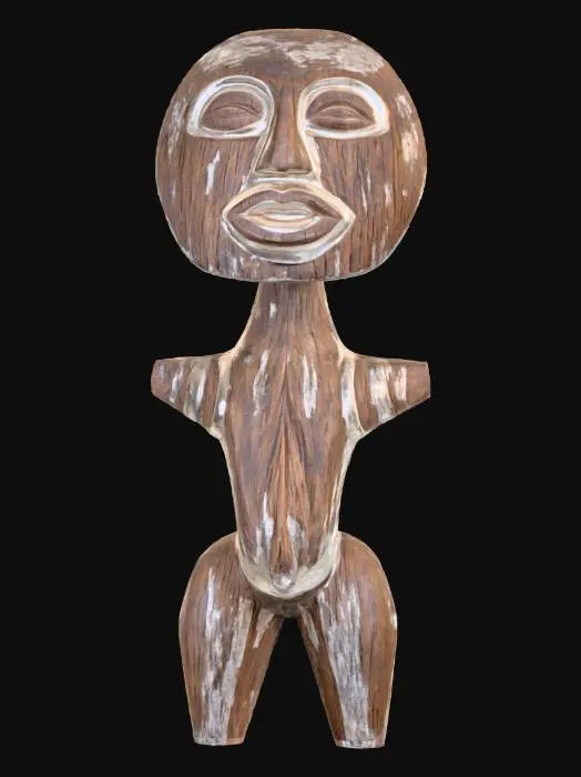3D model for Tribal Figure on Stand