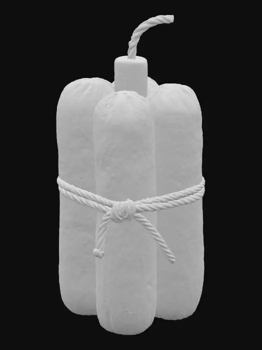 3D model for Sausage Dynamite, #food#