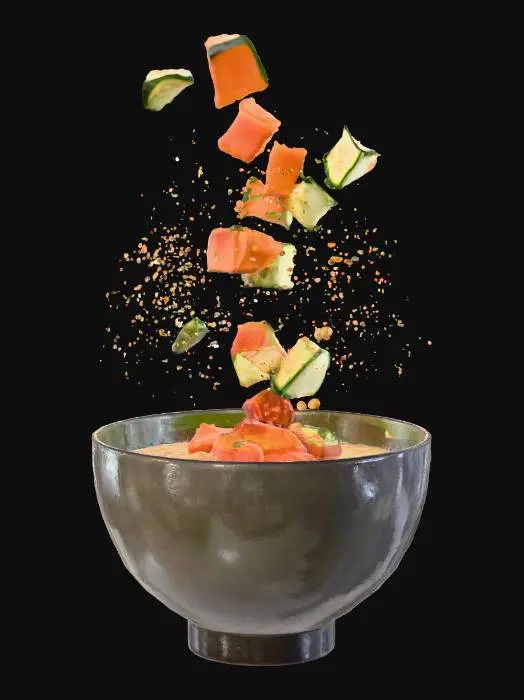 3D model for Bountiful Harvest Soup, #food#