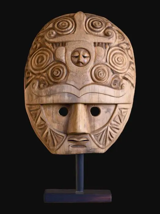 3D model for Ancient Tribal Mask