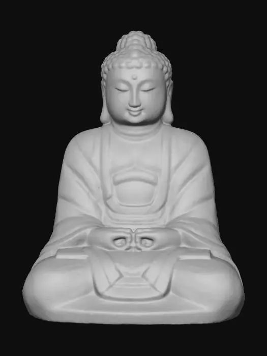 3D model for Meditative Serenity Statue