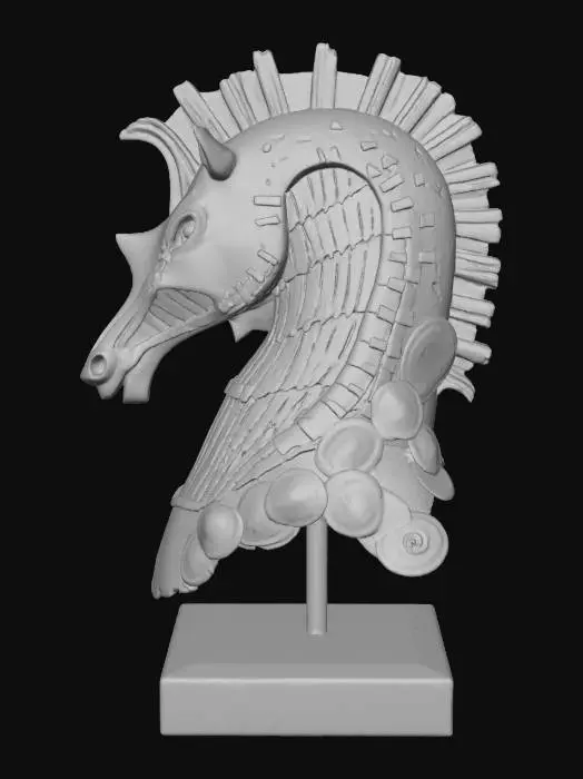 3D model for Iron Horse Bust