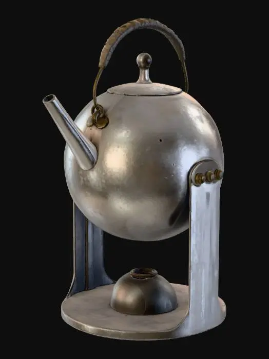 3D model for Silver Sphere Kettle
