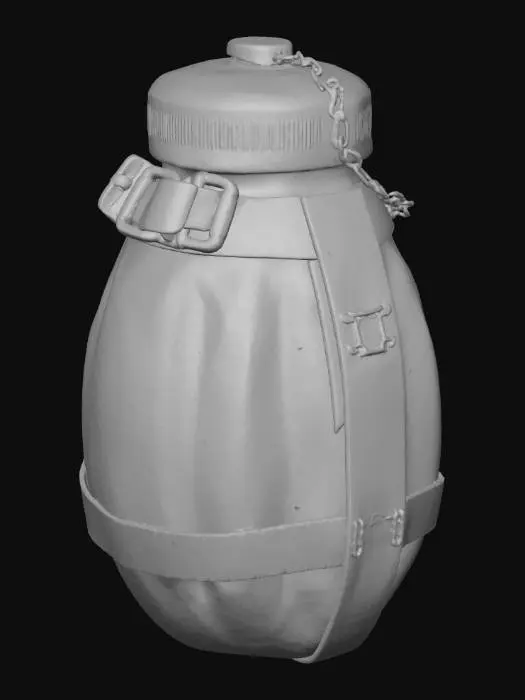 3D model for Vintage Metal Canteen