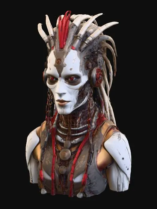 3D model for Cyber Shaman, #villain#