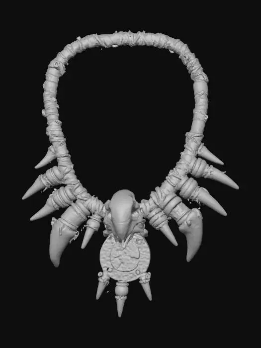 3D model for Ancient Warrior Amulet