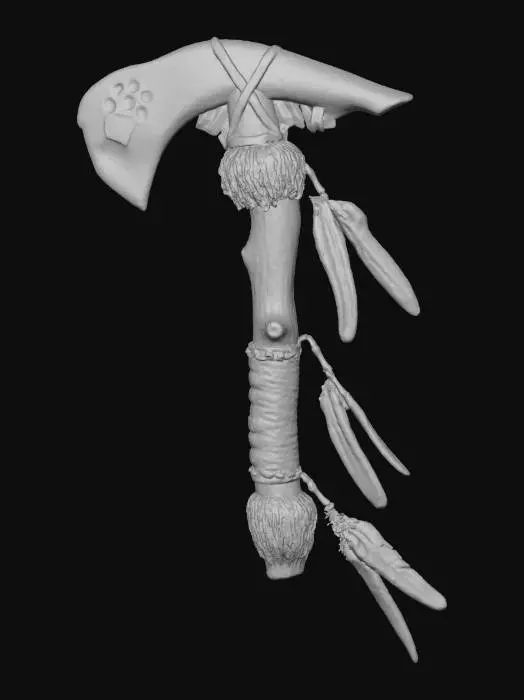 3D model for Tomahawk Headdress