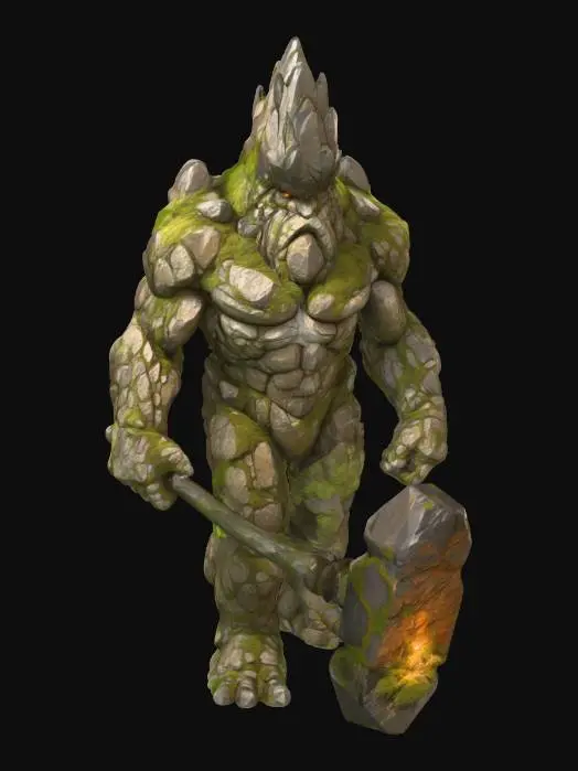 3D model for Mountain Colossus, #villain#
