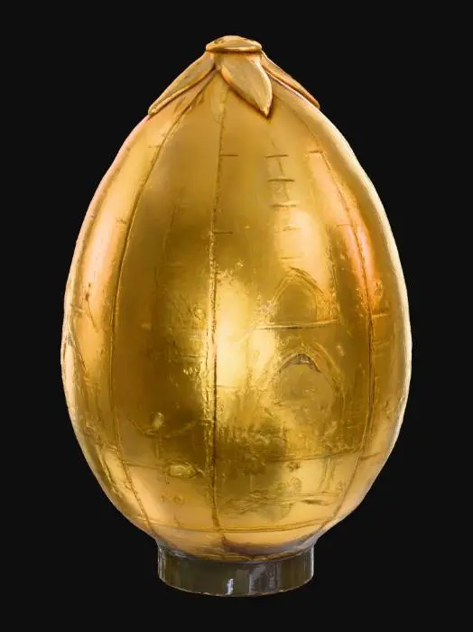 3D model for Golden Egg Sculpture
