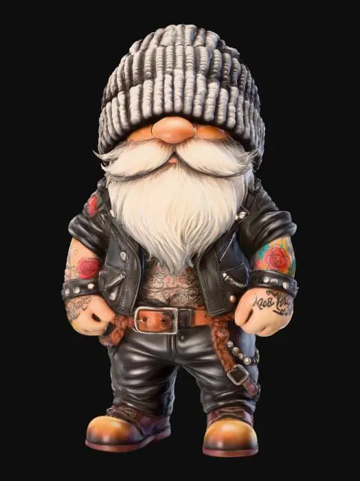 3D model for Gnome Biker Style