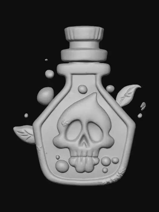 3D model for Toxic Elixir, #Halloween2025#