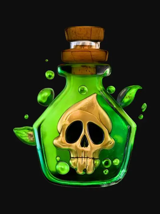 3D model for Toxic Elixir, #Halloween2025#
