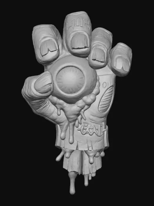 3D model for Eyeball Grip, #Halloween2025#