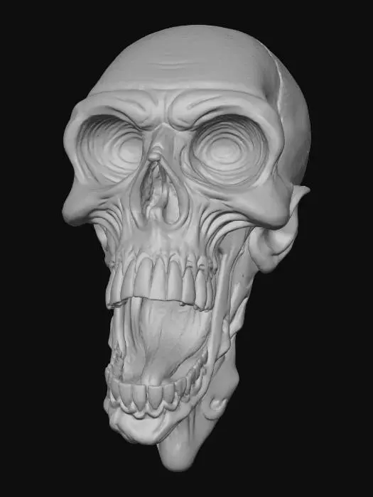 3D model for Cosmic Skull Fantasy, #Halloween2025#