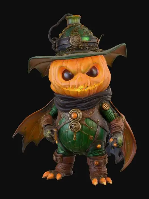 3D model for Pumpkin Knight Paladin, #Halloween2025#