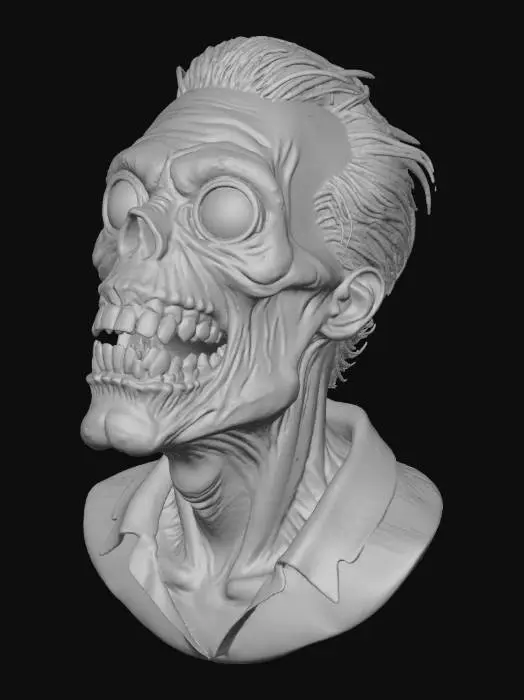 3D model for Psychedelic Undead Vibe, #Halloween2025#