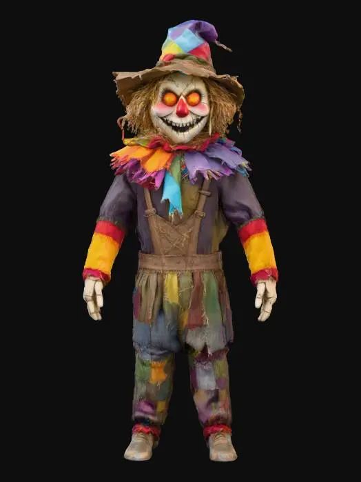 3D model for Colorful Scarecrow Charmer, #Halloween2025#