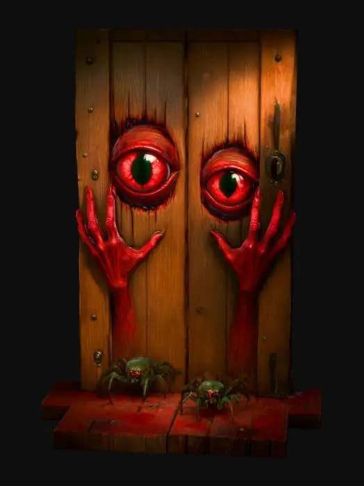 3D model for Creepy Red Alert, #Halloween2025#