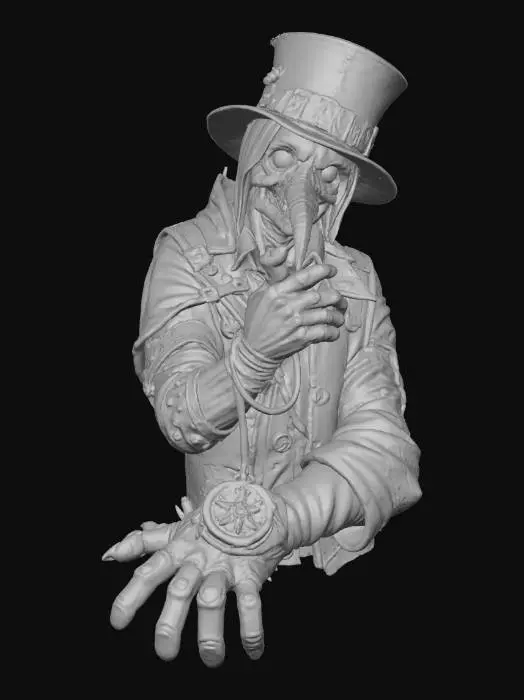 3D model for Plague Visions, #Halloween2025#