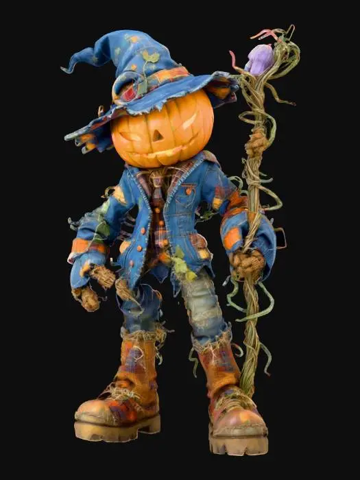 3D model for Pumpkin Mage, #Halloween2025#