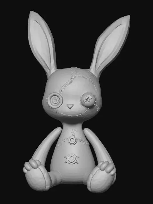 3D model for Patchy Bunny, #Halloween2025#