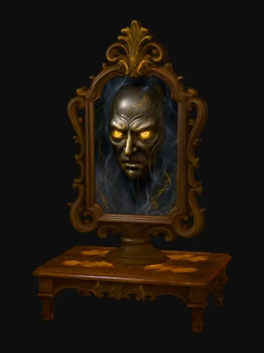3D model for #Halloween2025#, Whispering Mirror