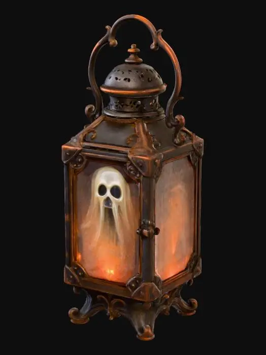 3D model for Ethereal Glow Lantern, #Halloween2025#