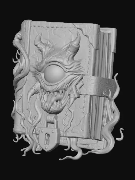3D model for Grimoire of the Abyss, #Halloween2025#