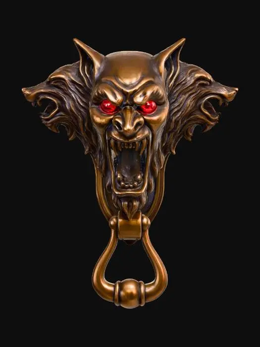 3D model for Cerberus Knocker, #Halloween2025#
