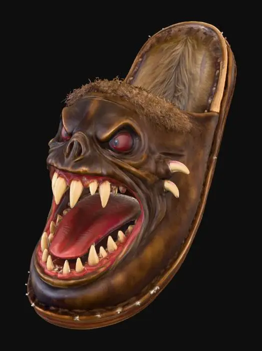 3D model for Beastly Slipper, #Halloween2025#