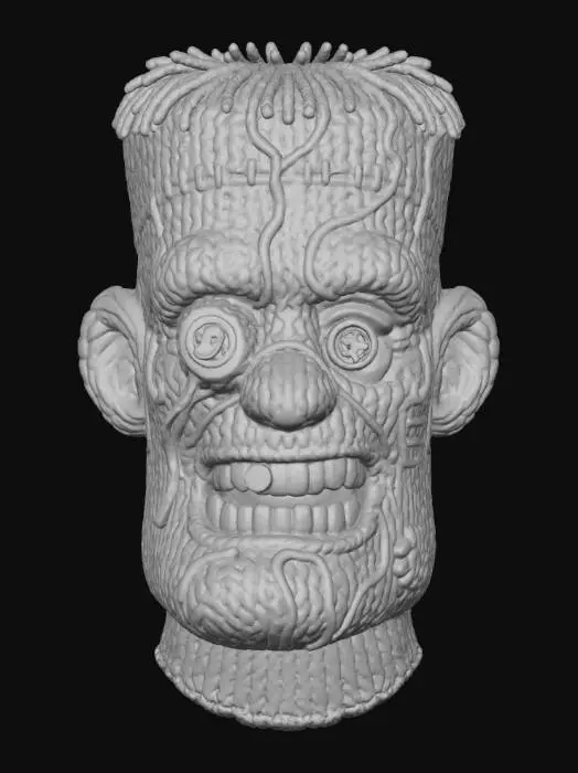 3D model for Knitted Monsterhead, #Halloween2025#