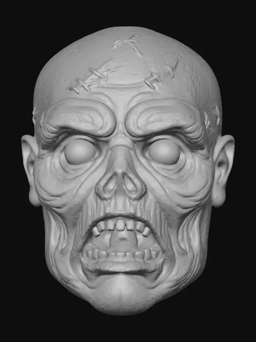 3D model for Zombie Bread Creation, #Halloween2025#