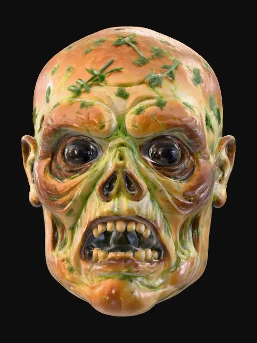 3D model for Zombie Bread Creation, #Halloween2025#