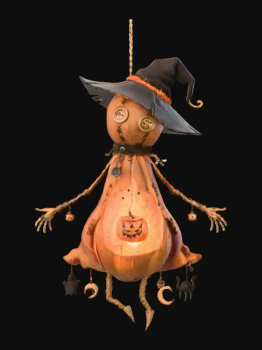 3D model for Witchy Lantern Doll, #Halloween2025#