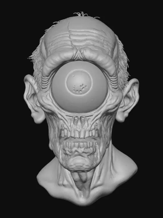 3D model for Cyclopean Nightmare, #Halloween2025#