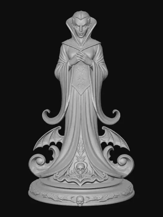 3D model for Vampire Elegance, #Halloween2025#