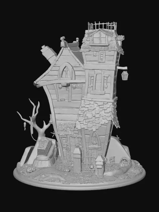3D model for Moonlit Haunt, #Halloween2025#