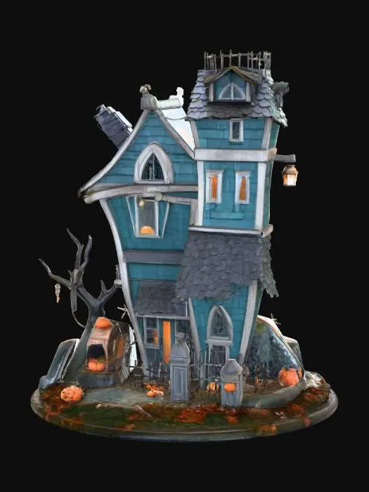 3D model for Moonlit Haunt, #Halloween2025#