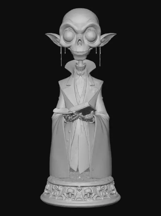 3D model for Cryptic Scholar, #Halloween2025#
