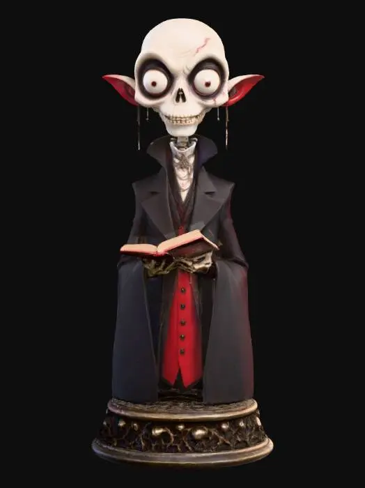 3D model for Cryptic Scholar, #Halloween2025#