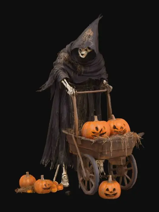 3D model for Pumpkin Harvester, #Halloween2025#