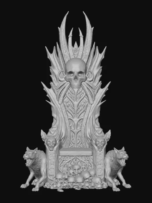 3D model for Throne of Doom, #Halloween2025#