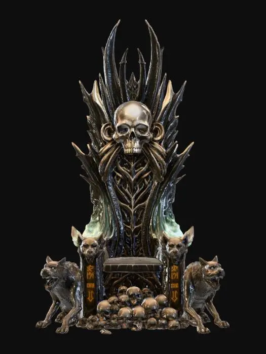 3D model for Throne of Doom, #Halloween2025#