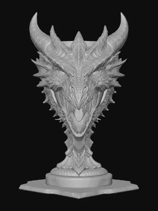 3D model for Eternal Flame Dragon, #Halloween2025#