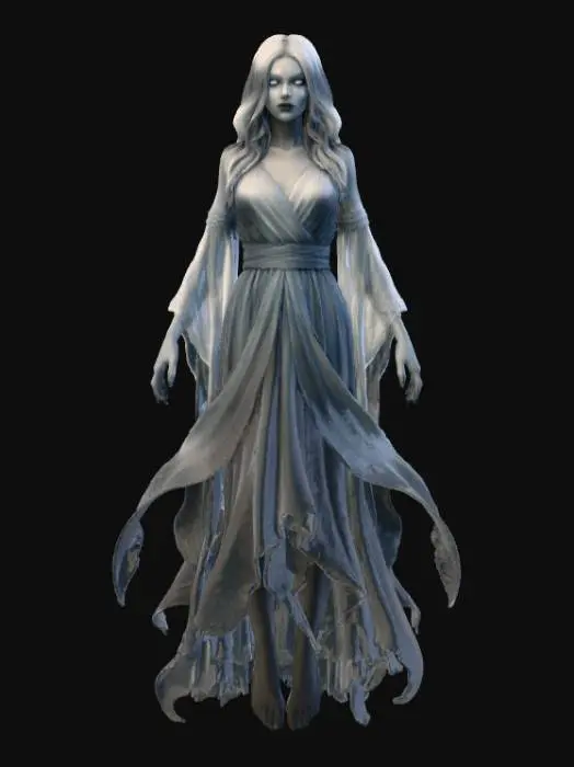 3D model for Ethereal Apparition, #Halloween2025#