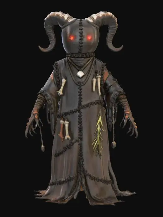 3D model for Dark Ritual Effigy, #Halloween2025#