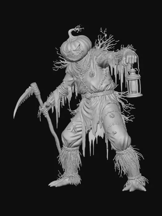 3D model for Night of the Pumpkin Reaper, #Halloween2025#