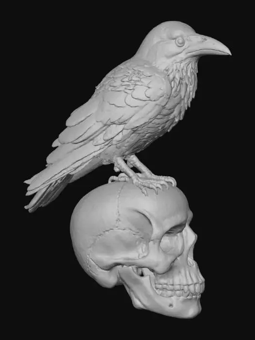 3D model for Raven's Perch, #Halloween2025#